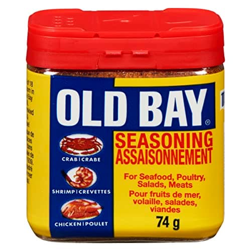 Old Bay, Seasoning for Seafood Poultry Salads Meats, Original Blend, Plastic Can, 74g