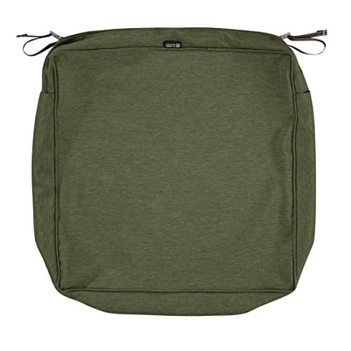 Classic Accessories Montlake Patio Fade Safe Seat Cushion, Heather Fern, 21" Wx21 Dx5 T — view 16