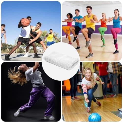 Rimoev Sock Shoes for Dancing, 2 Pairs Dance Socks Non-Slip, 4.7"x3.3" Dance Foot Covers for Hip Hop, Shoe Covers Over Sneaker for Hip Hop, Salsa, Tango, Yoga, Ball Games (White) — view 6