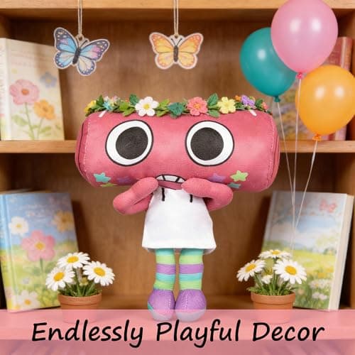 Dandy's World Plush, Dandy's World Plushies Cosmo, Adorable Collectible Plush Toy Gift for Fans, Huggable Stuffed Doll for Room Decor, Birthday Party Supplies — view 3