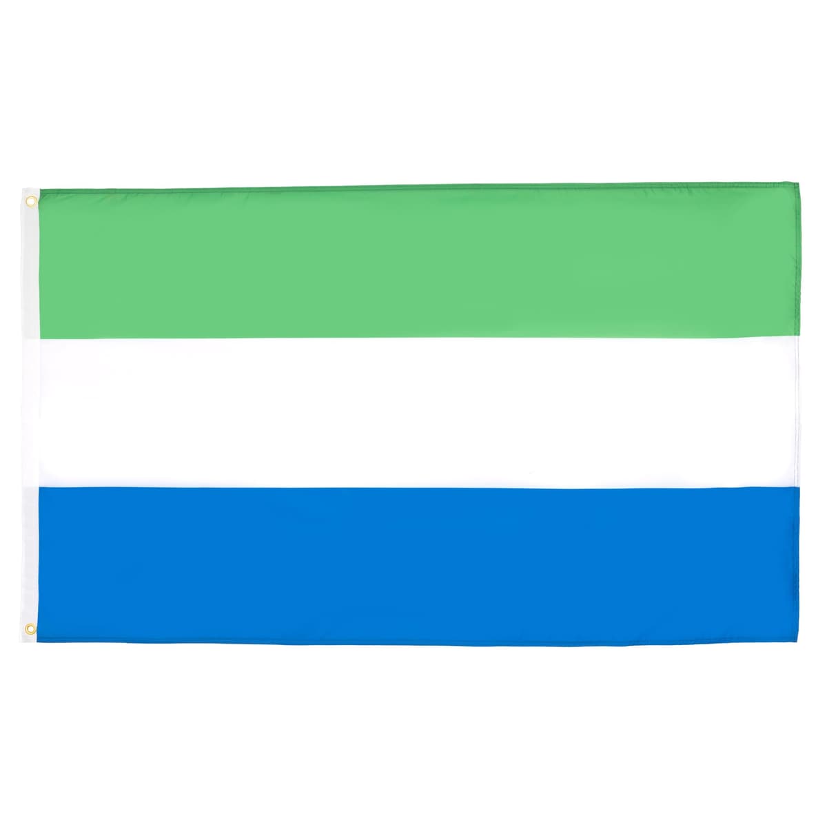 AZ FLAG - Sierra Leone Flag - 2x3 Ft - 100D Polyester Sierra Leonese Banner with Two Metal Grommets - Fade Resistant - Vivid Colors - 2' x 3' Feet - 90x60 Cm