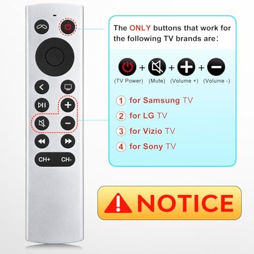 Replacement for Apple-TV-4K-Remote, Remote Control for Apple TV 4K/HD (NOT Siri and Voice)