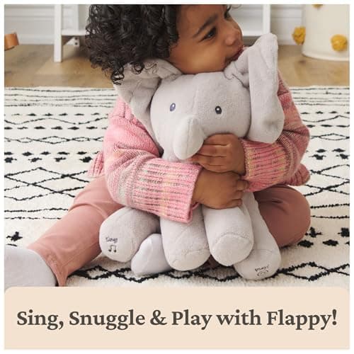 GUND Baby Animated Flappy the Elephant Plush, Singing Stuffed Animal Baby Toy for Ages 0 and Up, Gray, 12" — view 6