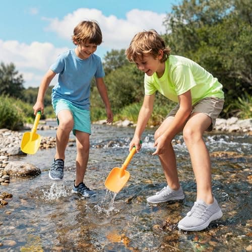 SEEKWAY Hiking Water Shoes for Kids and Toddler - Quick Dry Aqua Shoes and Barefoot for Surf Swim Beach Pool Kayak Sport Accessories, Camping Essentials Non-Slip for Boys Girls Sizes
