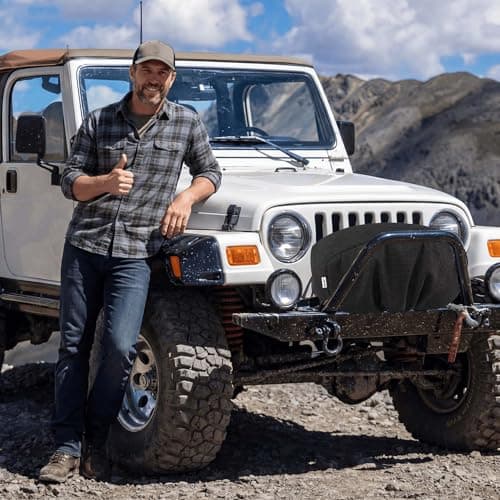 COVERTIFY Winch Cover, 600D Heavy Duty Winch Cover 12000lb, Waterproof Dustproof Sunproof Tear-resistant Cover 8000 - 17500lbs for Badlands Outdoor All-Weather Protection , 21.5” x 9.5” x 7.5” — view 6
