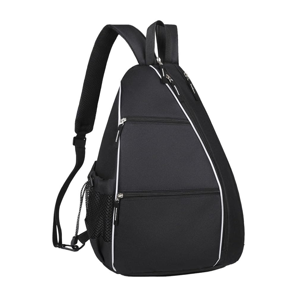1 Unidad Bolsa de Pickleball, Pickleball Sling Bag Mochila, Mochila Cruzada Reversible para Hombres y Mujeres, Bolso Bandolera Portátil con Gancho para Equipo y Equipo, sostiene Palas, Pelotas