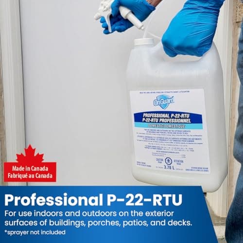 OnGuard Professional P-22-RTU Residual Spray Insect Killer, 3.78L Jug, for Ants, Carpet Beetles, Cockroaches, Crickets, Earwigs, Silverfish, Sowbugs, Spiders, Ticks, Fleas, Flies and Mosquitoes — view 3