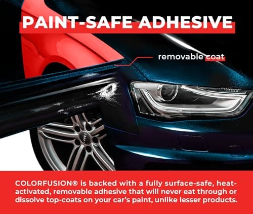 ColorFusion PPF by VViViD, Gloss Cosmic Blue Dry Apply PPF Vinyl Car Wrap Roll 1ft x 5ft — view 7