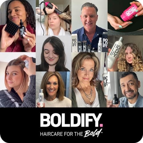 BOLDIFY Hairline Powder - Root Touch Up Hair Color for Gray Coverage - Bald Spot Concealing Hair Powder for Women & Men - 24-Hour Stain-Proof - Black — view 9