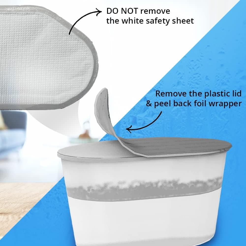 ANSIO Dehumidifier Disposable Pack of 10 Room Moisture Absorber Condensation Remover De Humidifiers for Damp, Mould in Home, Bathroom, Window, House, Kitchen, Wardrobe, Bedroom Interior Moisture Traps — view 5