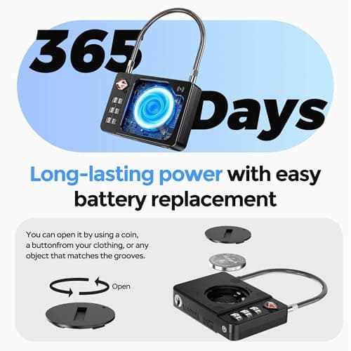 MiLi Smart TSA Luggage Lock Anti-Lost Design with Bluetooth Tracker — view 4