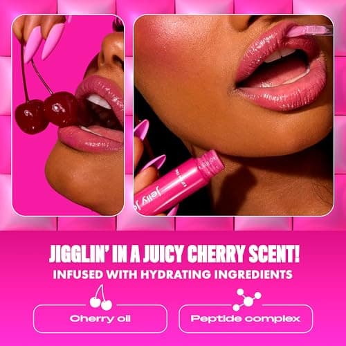 NYX PROFESSIONAL MAKEUP Jelly Job Lip Gloss, Lip Tint Gloss with Full-Bodied, Smoothing, and Hyper-Glossy Shine - Bring Me Jelly (Bronze Shimmer) — view 4