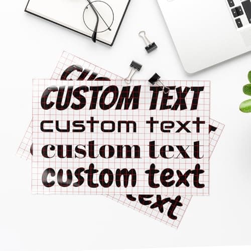 Custom Vinyl Letter Stickers & Decals, Personalized car Stickers, Multiple Sizes Personalized Name Decal Sticker for CarsTrucks, Dashboard, Car, Boat, Door, Windshields & More (5" to 100") — view 4