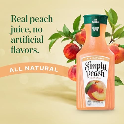 Simply Peach Juice Drink, 52 Fl Oz Bottle — view 4