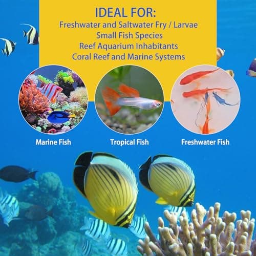 Vorenzyme Instant Daphnia Fish Food - No Hatch High Protein Fry Food with Astaxanthin for Betta, Guppy, Discus, Tropical Fish, Corals, Jellyfish & Seahorses in Saltwater & Freshwater Aquarium (50ml) — view 4