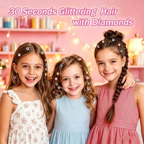 Kryzalor Hiar Gem Stamper Kit for Girls Toys Gift Bedazzler Accessories — view 3