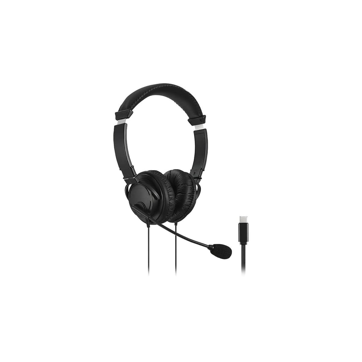 Kensington Hi-Fi Headphones with Microphone (K97603WW), Black, Universal, 3.5mm — view 3