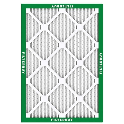 Filterbuy 20x24x1 Air Filter MERV 8 Essential Dust & Allergy Defense (12-Pack), Electrostatic Pleated HVAC AC Furnace Filters Replacement, Made in USA (Actual Size: 19.38 x 23.38 x 0.75) — view 8