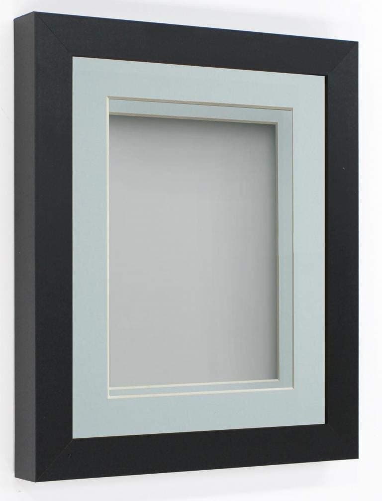 Rickman Box Frame Rustic with Bottle Green Mount, 14x11 for A4 — view 5