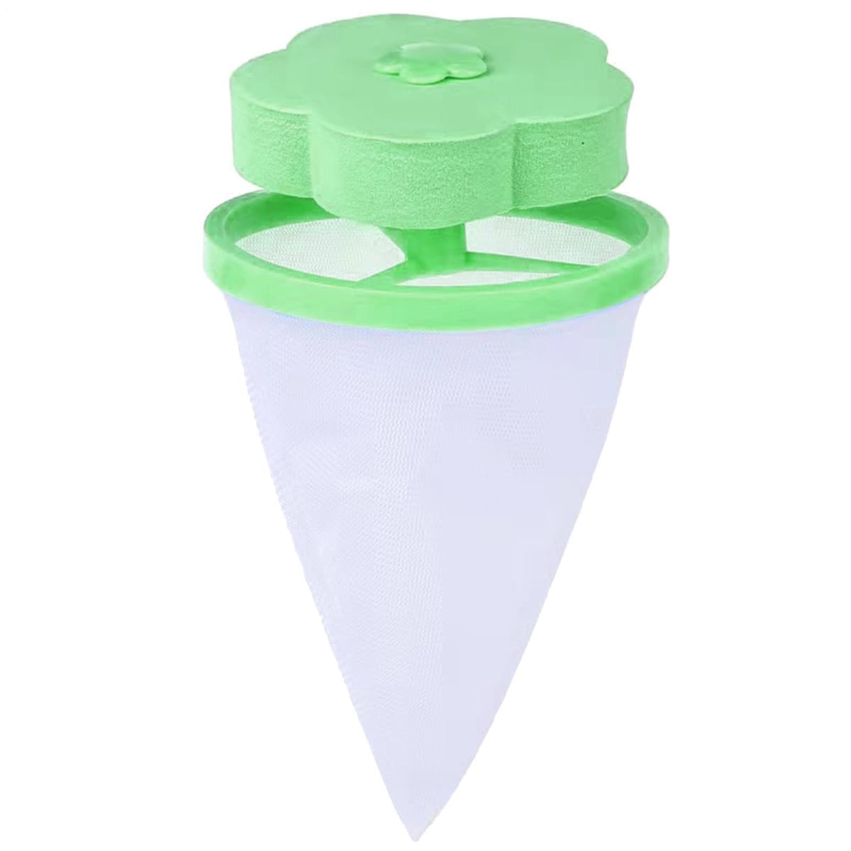 Washing Machine Hair Catcher,Reusable Hair Filter Bag for Laundry - Plum-Shaped Cleaning Mesh Bags, Household Floating — view 7