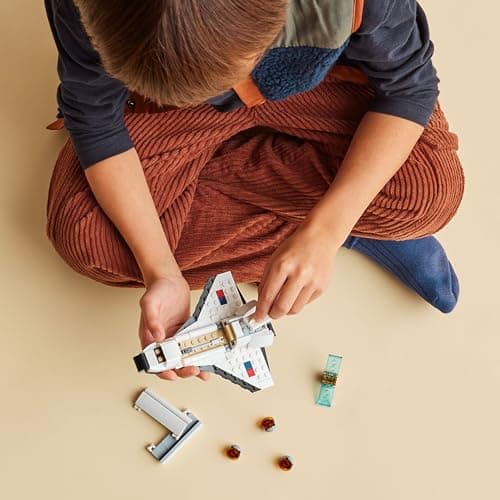 LEGO Creator 3 in 1 Space Shuttle Toys - Space Toys Building Set for Boys & Girls, Ages 6+ - Option to Build 2 Spaceships or Astronaut - Educational Gift for Kids Birthday & Holidays - 31134 — view 4