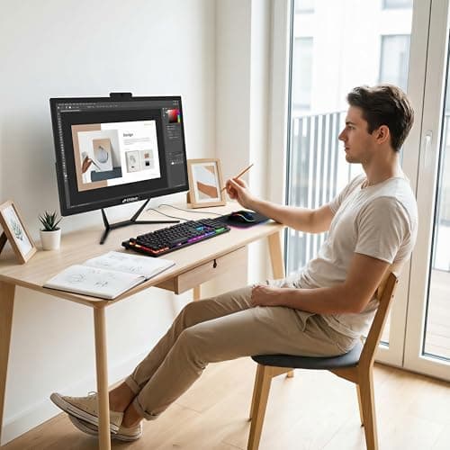 STGSivir All in One Computer PC,21.5" FHD Display,Core i7,16G RAM,512G SSD — view 3