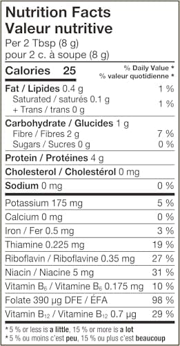 Bob's Red Mill Nutritional Yeast Seasoning, 142 grams (Pack of 1) - Non-GMO, Vegan, Gluten Free – Good Source of Protein & Vitamins – Nutritious Savory Parmesan Cheese Substitute — view 2