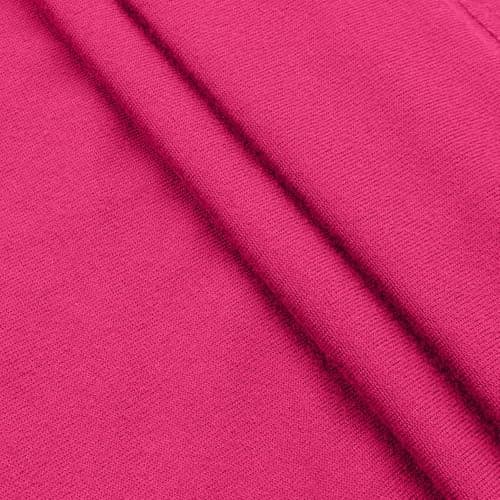 Athletic Tank Tops for Women Twist Knot Cut Out Side Slit Crop Tops Yoga Workout Loose Fit Sleeveless T-Shirts Hot Pink — view 5