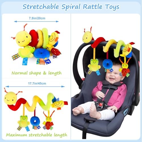 HSCLPM No-String Spiral Baby Car Seat & Stroller Toy — view 5