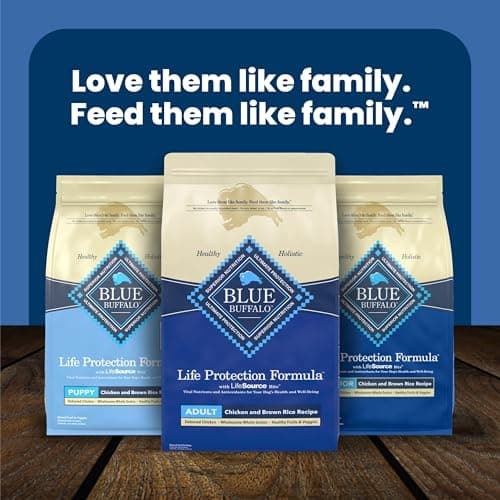 Blue Buffalo Life Protection Formula Chicken & Brown Rice Adult Dry Dog Food, Supports Immunity with Antioxidant-Rich LifeSource Bits, Promotes Healthy Muscle Development, Skin & Coat Health, 5 lbs. — view 9