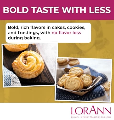 LorAnn Butter Bakery Emulsion, 4 oz - Intense Butter Flavor Extract for Baking, Cookies, Frosting, Ice Cream, Popcorn, Smoothies and Beverage - Vegan, Gluten, Sugar, and Nut Free — view 5