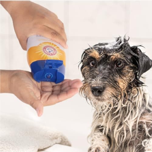 Arm & Hammer Deodorizing Dog Shampoo with Baking Soda for Odor Control, Tearless Moisturizing Formula for Sensitive Skin, Fresh Kiwi Blossom Scent, Safe for Dogs and Puppies, 20 Fl Oz