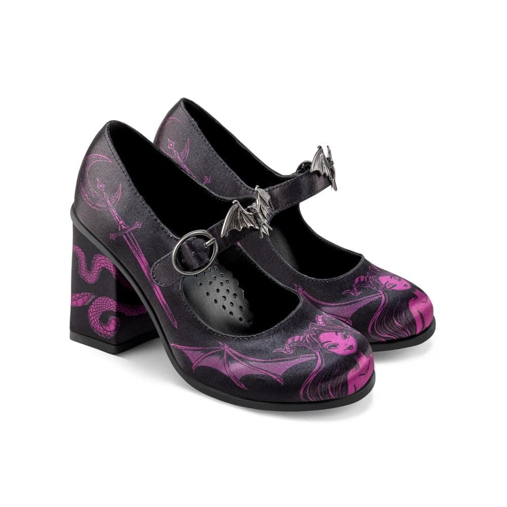 Hot Chocolate Design Chocolaticas Funky Canvas Women's Mary Jane Flat Shoes — view 56
