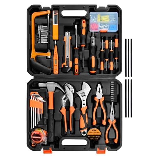 SOLUDE Tool Set,148-Piece Home Repair Tool Kit for Men Women College Students,Household Basic Hand Tool Sets with Case for Home Maintenance & DIY Projects