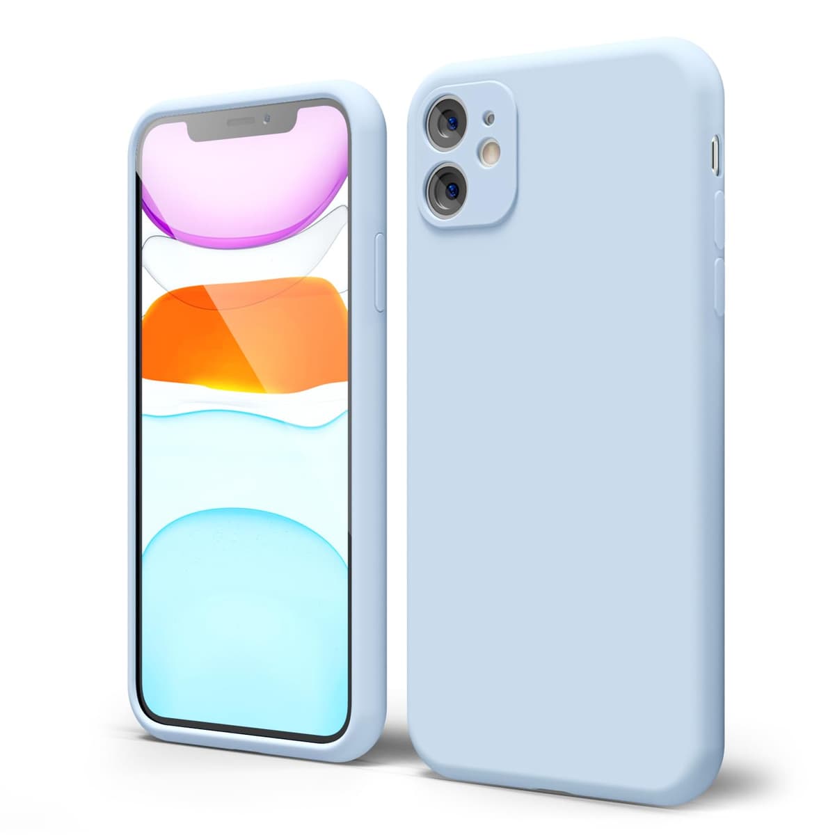 oakxco for iPhone 17 Pro Max Phone Case Liquid Silicone, Cute Thin Slim Grip Soft Rubber Gel for Women Men, Smooth Matte TPU Plain Solid Color Girly Simple Case with Camera Cover, Light Pink — view 201