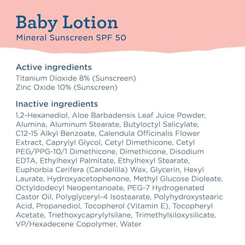 Blue Lizard BABY Mineral Sunscreen with Zinc Oxide, SPF 50+, Water Resistant, UVA/UVB Protection with Smart Cap Technology - Fragrance Free, 5 oz. Tube — view 6