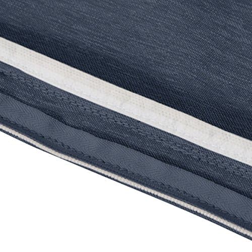 Classic Accessories 62-020-INDIGO-EC Montlake Seat Cushion Foam and Slip Cover, Heather Indigo, 25" Wide x 25" deep x 5" Thick — view 9