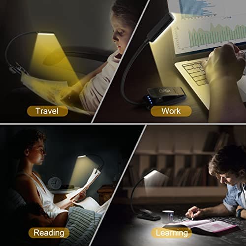 Gritin 9 LED Rechargeable Book Light for Reading in Bed — view 6