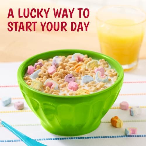Lucky Charms Gluten Free Cereal with Marshmallows, Kids Breakfast Cereal, Made with Whole Grain, 10.5 oz — view 6