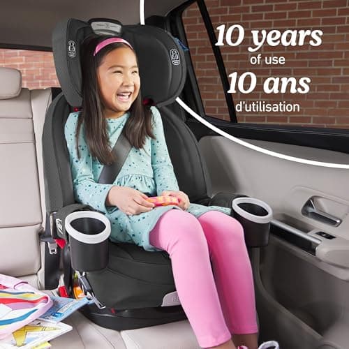 Graco 4Ever All-in-One Convertible Car Seat, 4-in-1 Baby to Big Kid Car Seat from 1.8-54 kg (4-120 lb), ProtectPlus Engineered, Lofton — view 4