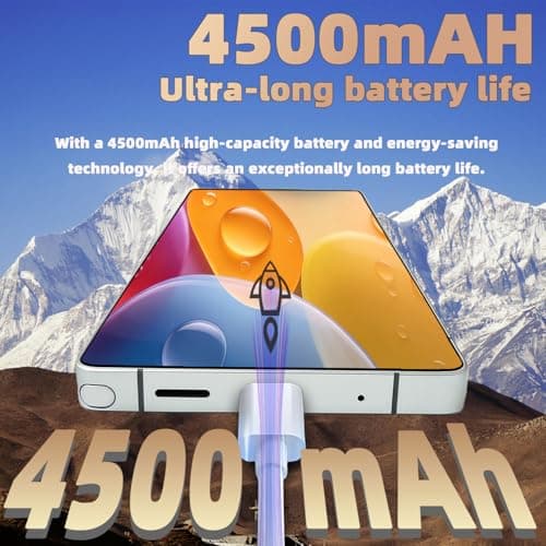 viqee 12+512GB Unlocked Android Smartphone 6.9" HD Display, 4500 mAh Battery, 21+8 MP Dual Camera, Dual-SIM, Face ID & OTG – No Contract — view 3