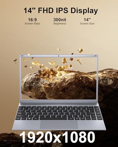 TEKTAIPC 15.6 Inch Laptop 8GB RAM 256GB SSD Laptop Computer for Student and Business, AMD 3020e Processor, FHD Anti-Glare Display, Long Battery Life, Webcam, WiFi5 — view 3
