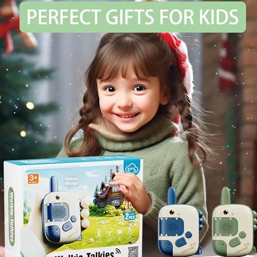 Dino Walkie Talkies for Kids,Dinosaur Toys for Kids 3-5-7,Toddler Kids Toys 2 Pack Birthday Gifts for 3 4 5 6 7 8 9 Year Old Boy Girls Toy for 3-12 Boys Outdoor Game,Easter Christmas Stocking Stuffers — view 6
