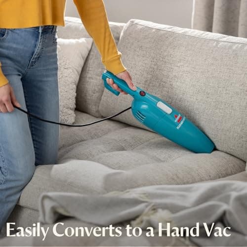 BISSELL Featherweight Stick Vacuum Cleaner, Lightweight 3 lb Corded Vacuum, 2.1 Amp Motor, 3-in-1 Lift-Off Handheld, Crevice Tool, Bagless, Multi-Surface Hard Floor, Carpet & Stairs, 2033 — view 3
