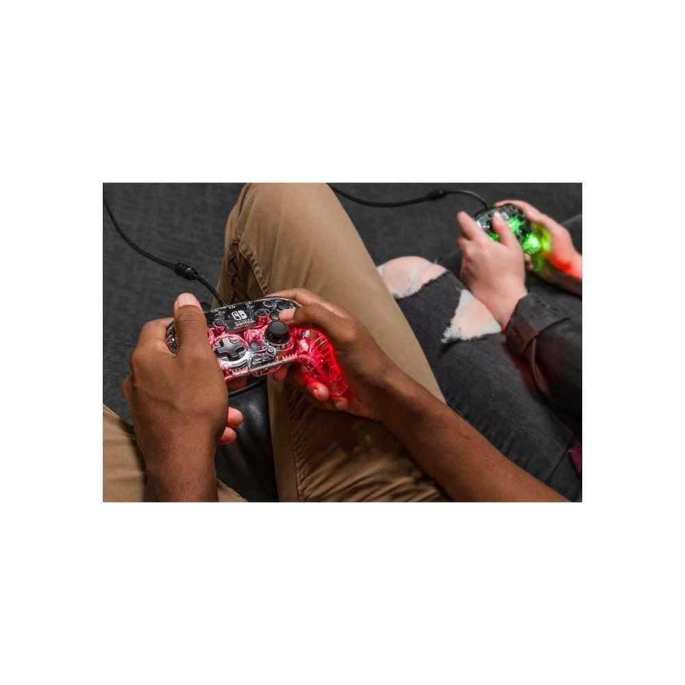 PDP Mando Afterglow Deluxe Con Cable, Negro (Prismatic) (Nintendo Switch) — view 2