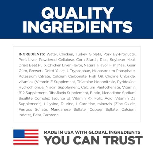 Hill's Science Diet Urinary Hariball Control, Adult 1-6, Urinary Track Health & Hairball Control Support, Wet Cat Food, Chicken Minced, 2.9 oz Can, Case of 24 — view 4