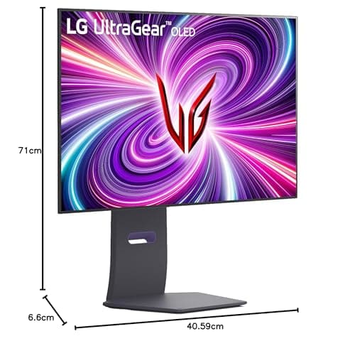 LG 32GS95UE-B 32'' Ultragear™ OLED Gaming Monitor with UHD Display Dual Mode 240Hz, 480Hz 0.03ms G-SYNC, FreeSync Premium Pro, HDR400 True Black, HDMI 2.1, Anti-Glare Tilt/Height/Swivel Stand — view 13
