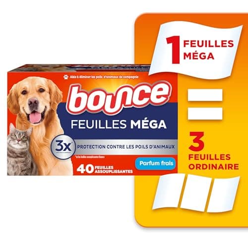 Bounce Dryer Sheets, Pet Hair And Lint Guard, Mega Size, Fresh Scent, 40 Count — view 3
