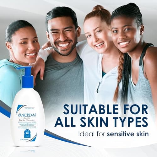 Vanicream Gentle Facial Cleanser with Pump Dispenser - 8 fl oz - Formulated Without Common Irritants for Those with Sensitive Skin — view 5