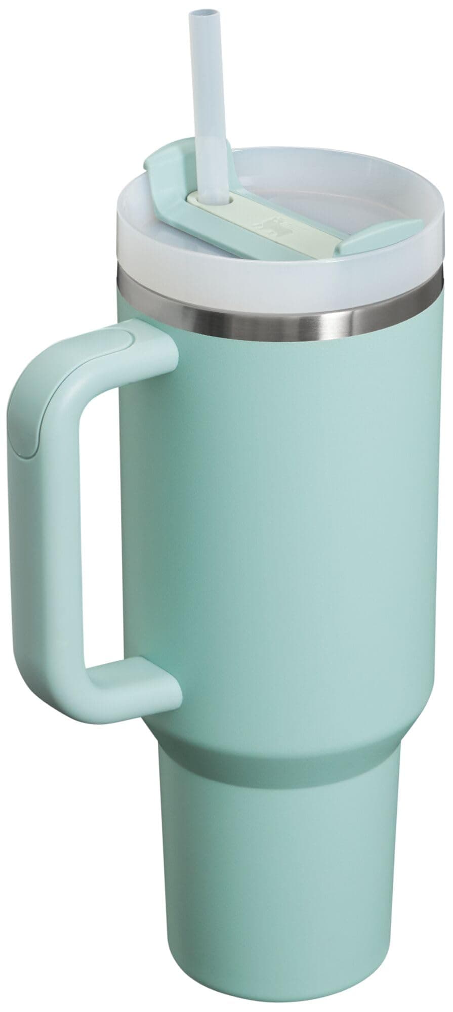 Stanley Quencher - Vaso H2.0 con mango - 1200 ml - Tapa de rosca con pajita incluida - Antifugas y portavasos de coche compatible para viajes - Vaso térmico de acero — view 3